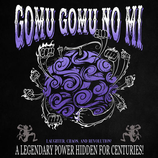 Gomu Gomu No Mi (Backprint) - Oversized Shirt