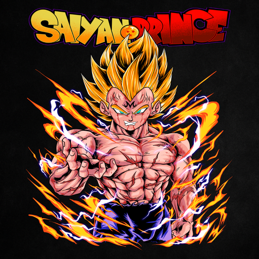 Majin Vegeta (Backprint) - Oversized Shirt