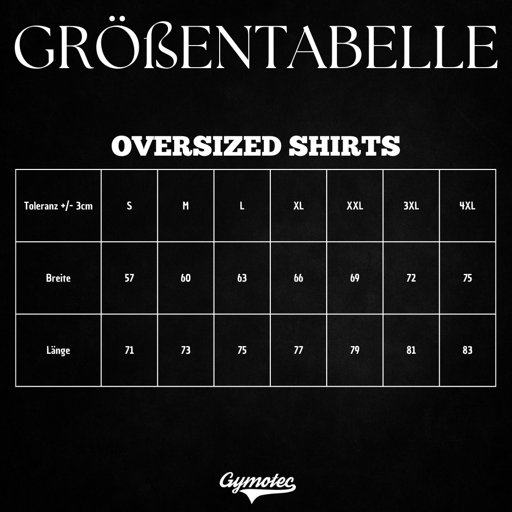 No Pain No Gain (Backprint) - Oversized Shirt SDW