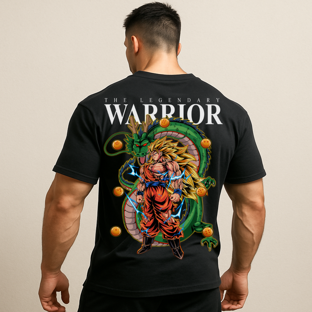 Warrior SSJ3 Goku (Backprint) - Oversized Shirt