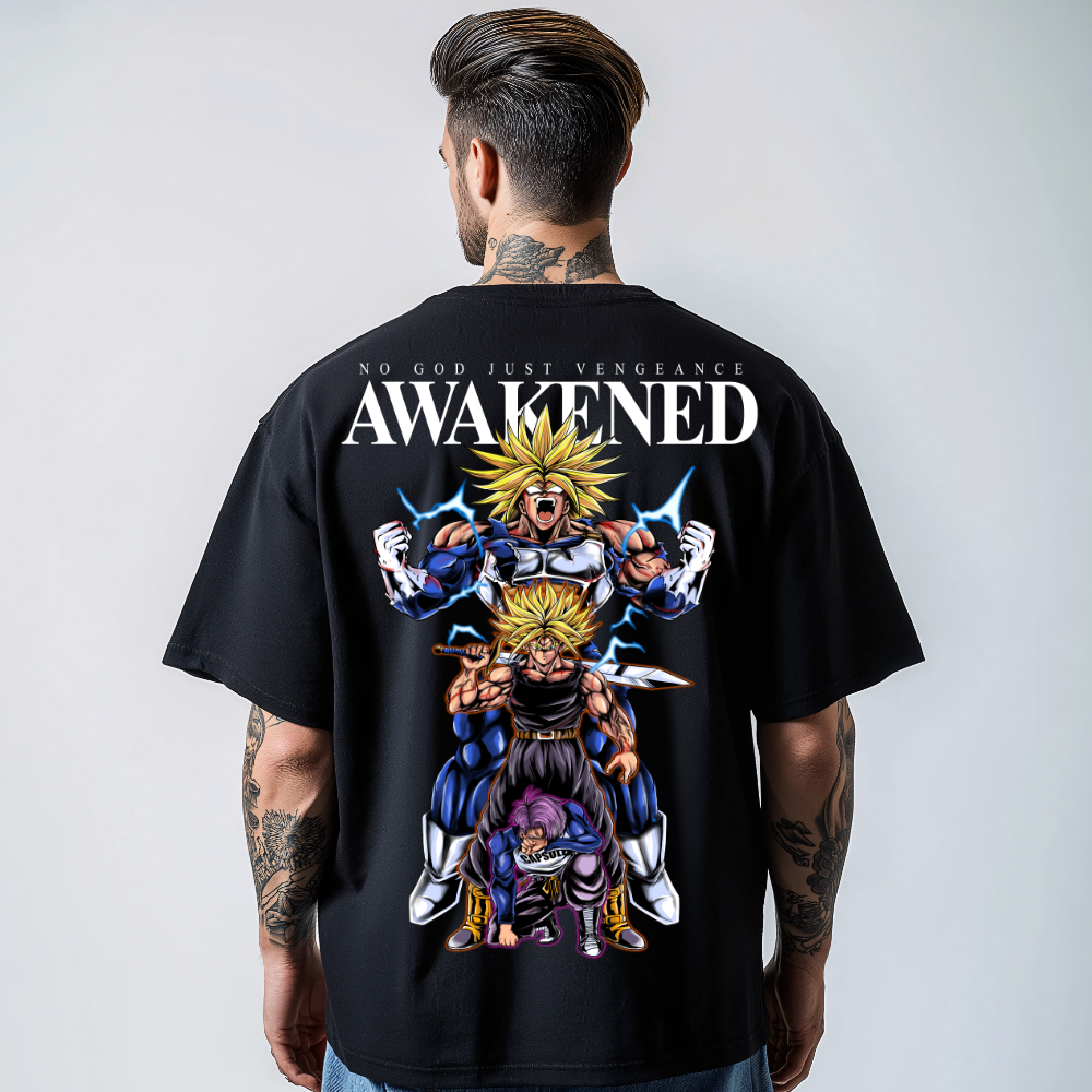 Awakened Trunks (Backprint) - Oversized Shirt