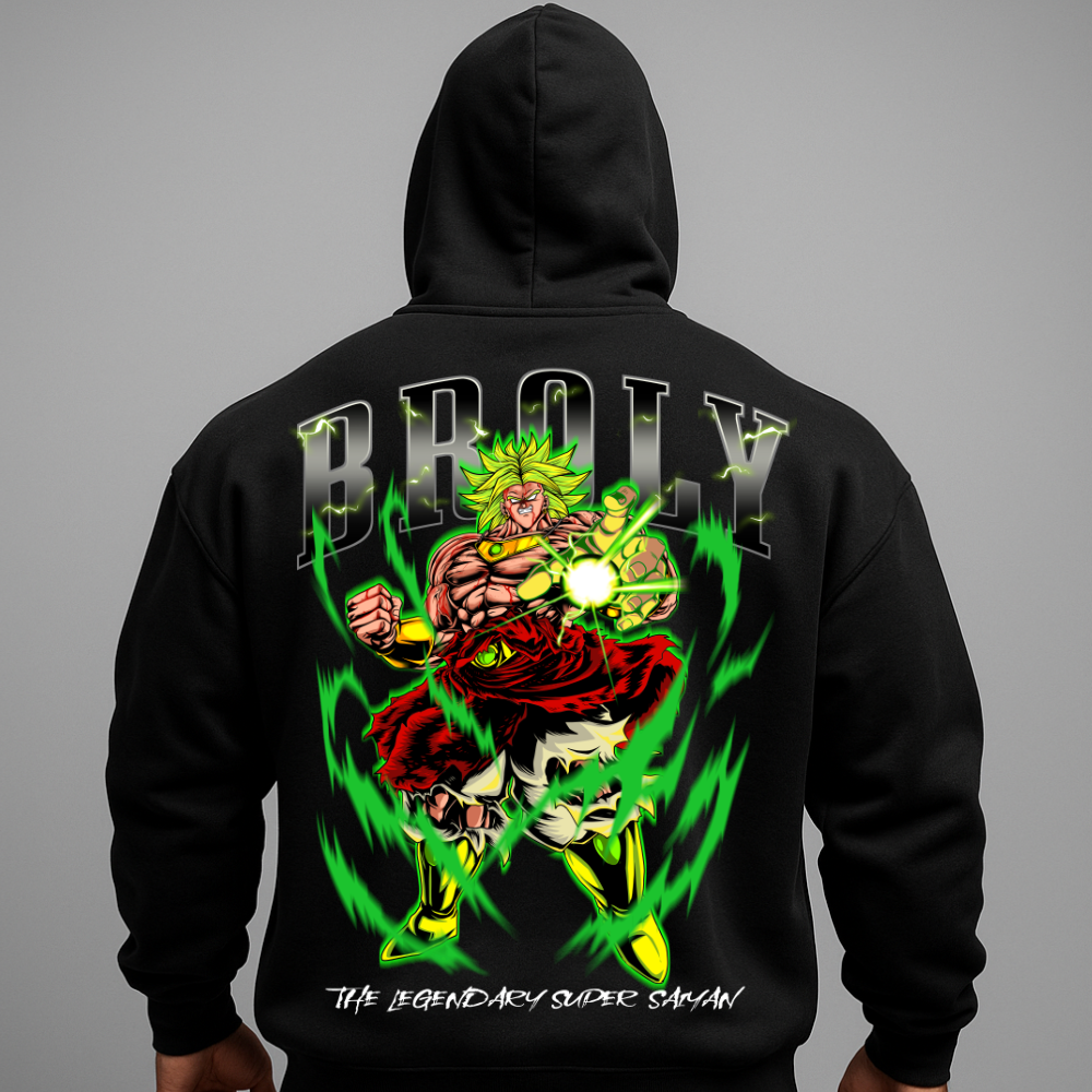 Legendary Broly - Oversized Zipper Hoodie