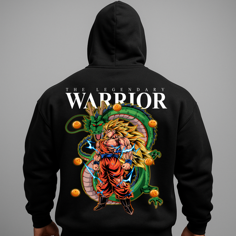 Warrior SSJ3 Goku - Oversized Zipper
