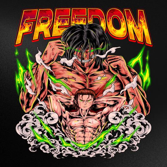 Eren Jäger Freedom (Backprint) - Oversized Shirt