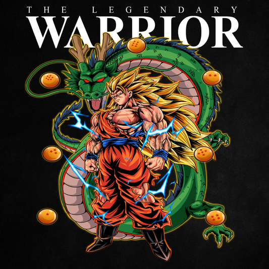 Warrior SSJ3 Goku (Backprint) - Oversized Shirt