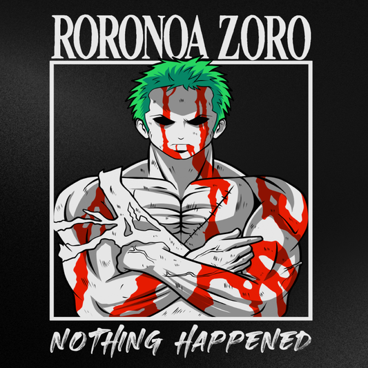 Nothing Happened (Backprint) - Oversized Shirt