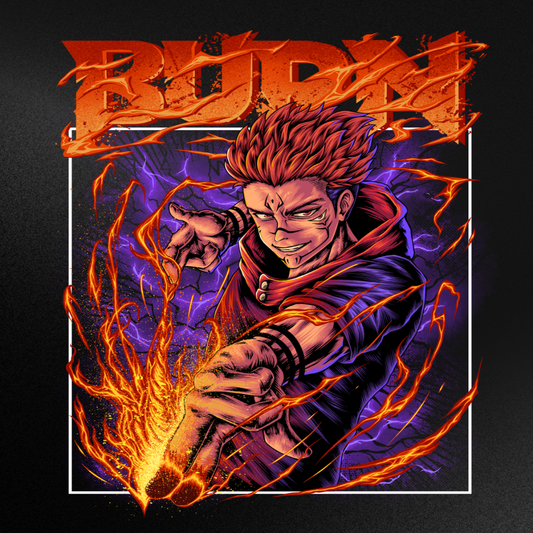 Sukuna Burn (Backprint) - Oversized Shirt