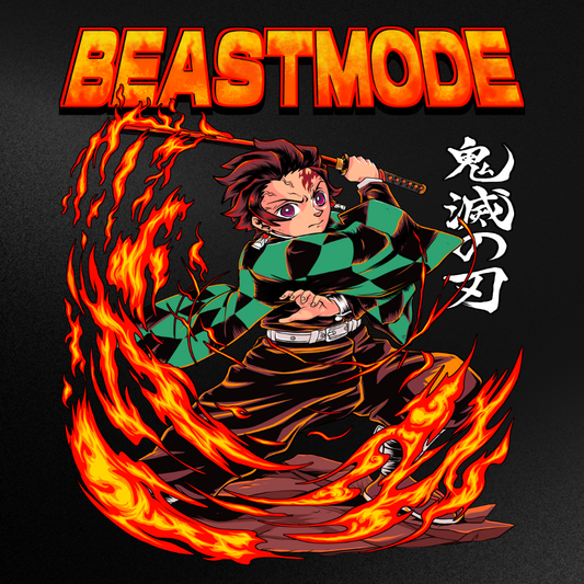 Tanjiro Beastmode - Oversized Hoodie