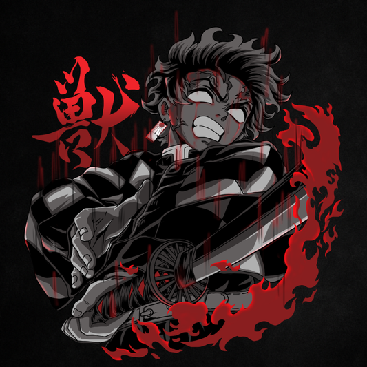 Tanjiro Rage - Oversized Hoodie
