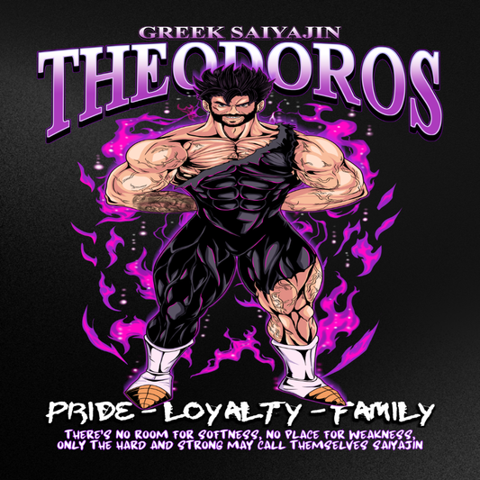 Greek Saiyan Theodoros - Premium Hoodie