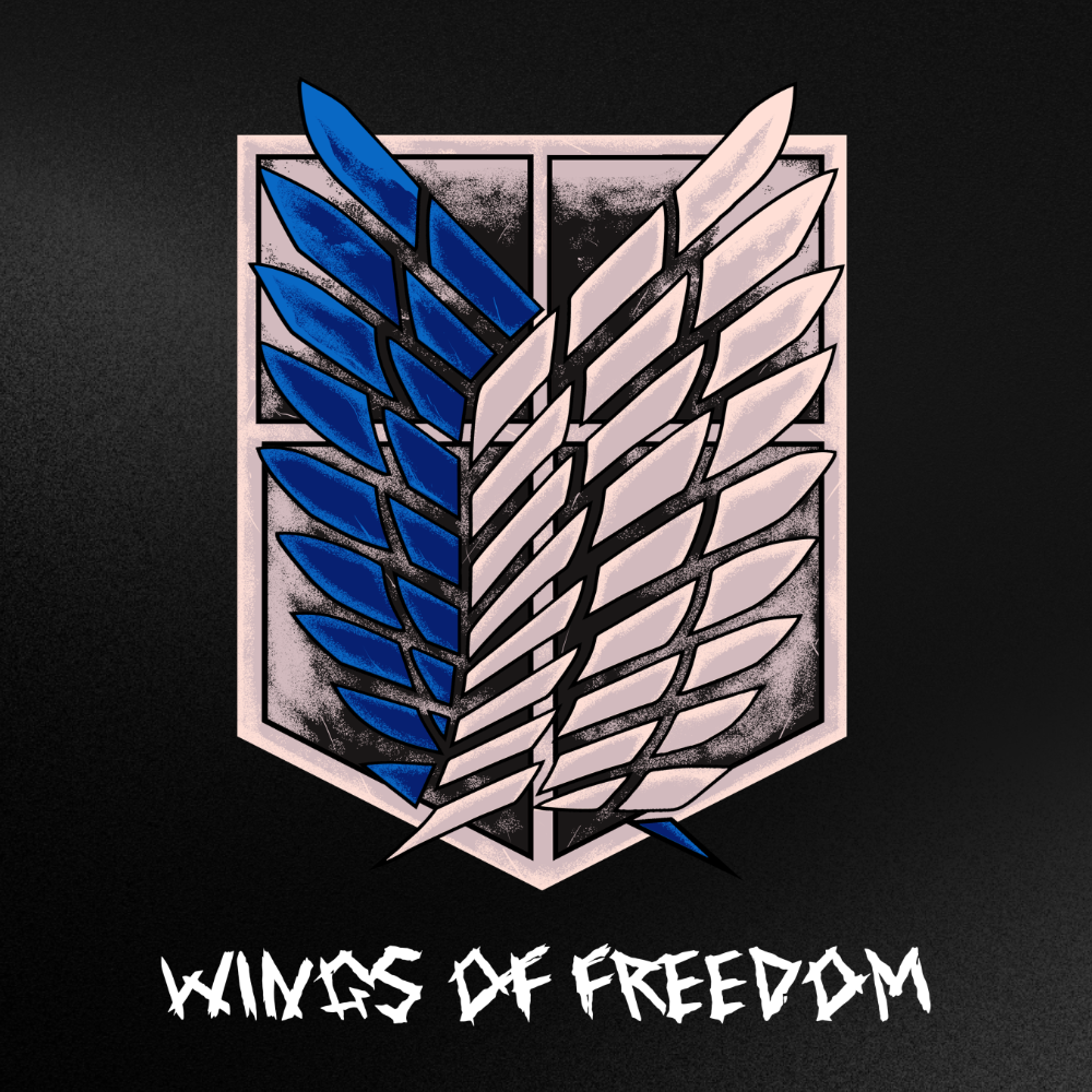 Wings of Freedom (Backprint) - Oversized Shirt