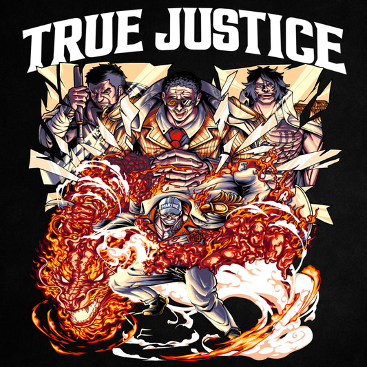 Admirals True Justice (Backprint) - Oversized Shirt