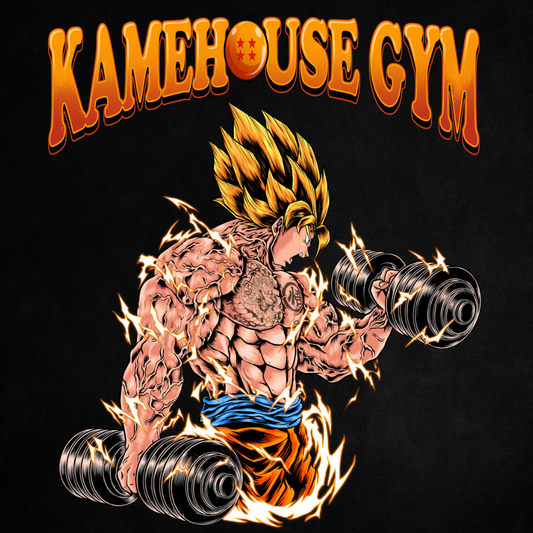 Kamehouse Gym (Backprint) - Oversized Shirt