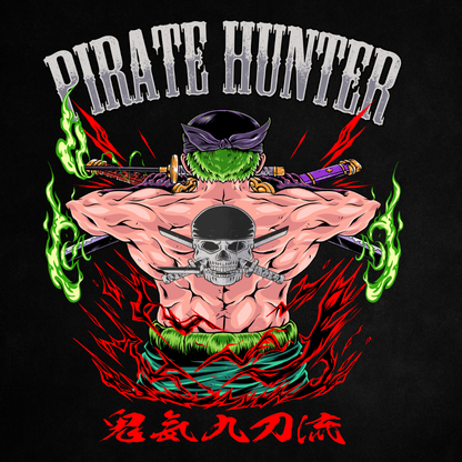 Pirate Hunter (Backprint) - Oversized Shirt