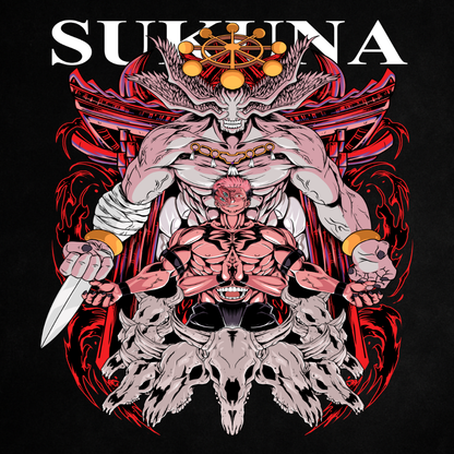 Sukuna x Mahoraga (Backprint) - Oversized Shirt