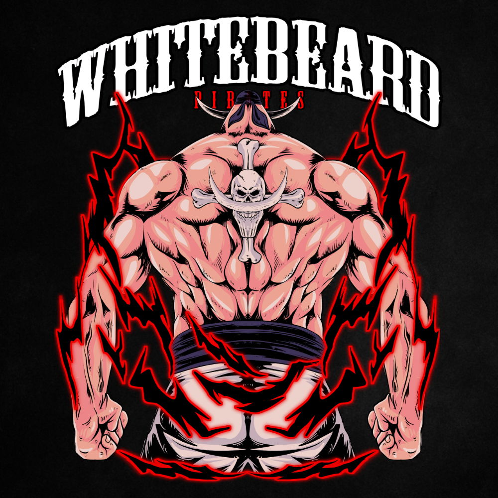Whitebeard Pirates (Backprint) - Oversized Shirt
