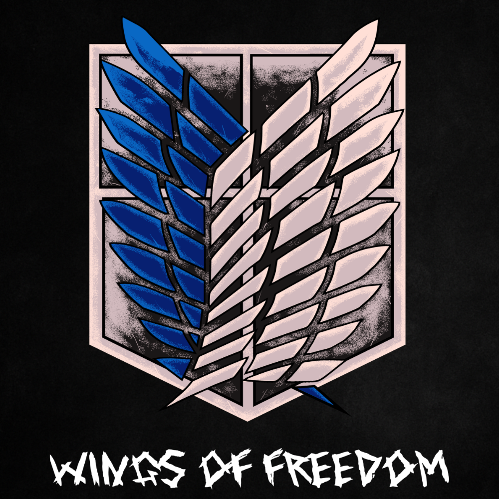 Wings of Freedom (Backprint) - Oversized Shirt