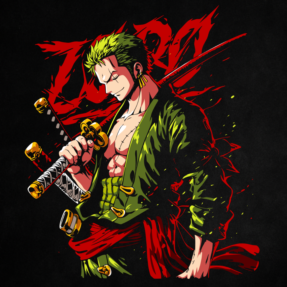 Zoro (Backprint) - Oversized Shirt