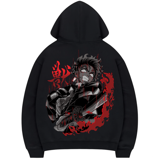 Tanjiro Rage - Premium Hoodie