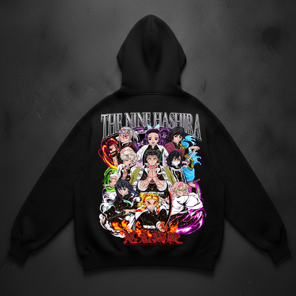 Nine Hashira - Premium Hoodie