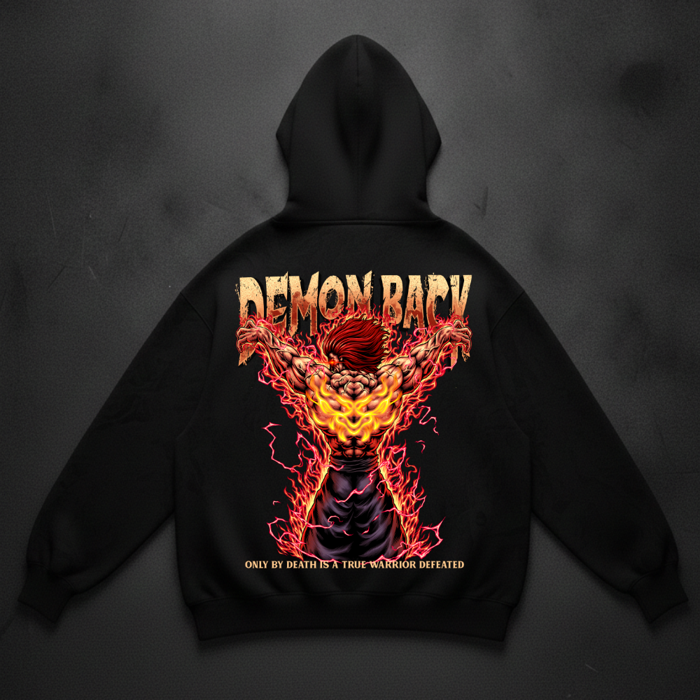 Demon Back - Premium Hoodie