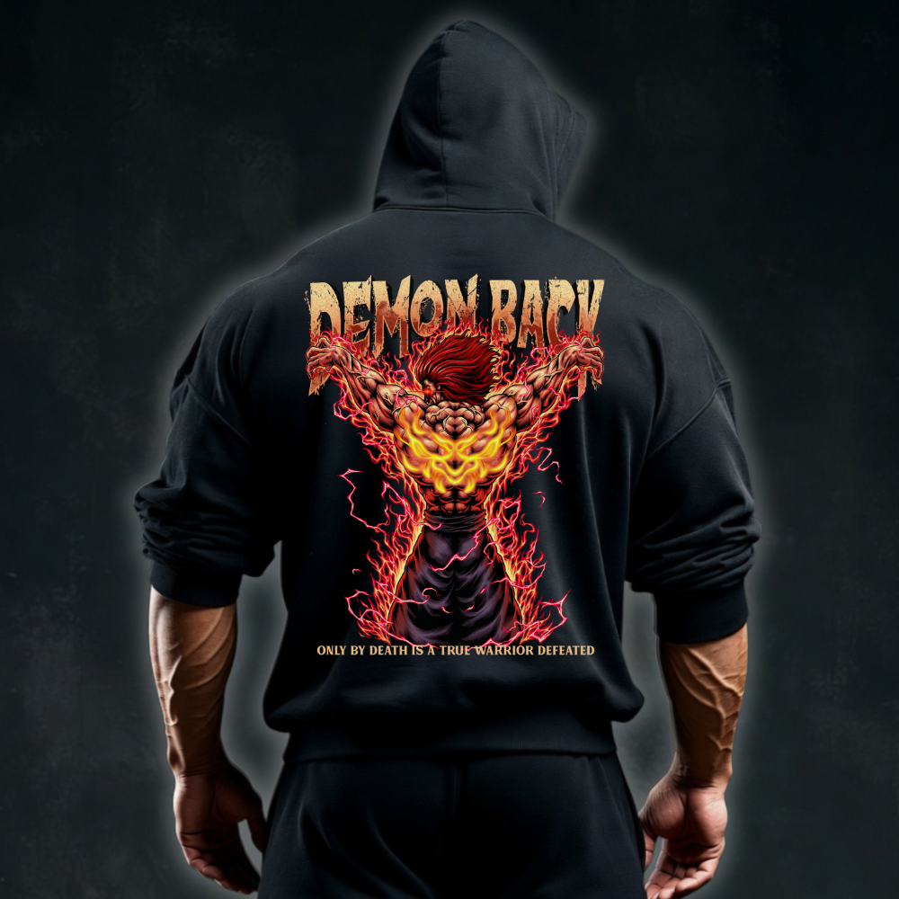Demon Back - Premium Hoodie