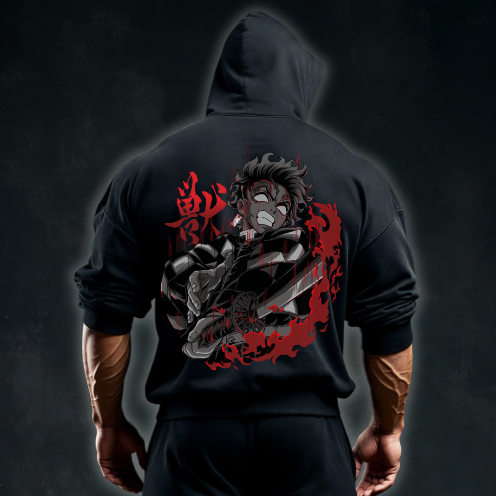 Tanjiro Rage - Premium Hoodie