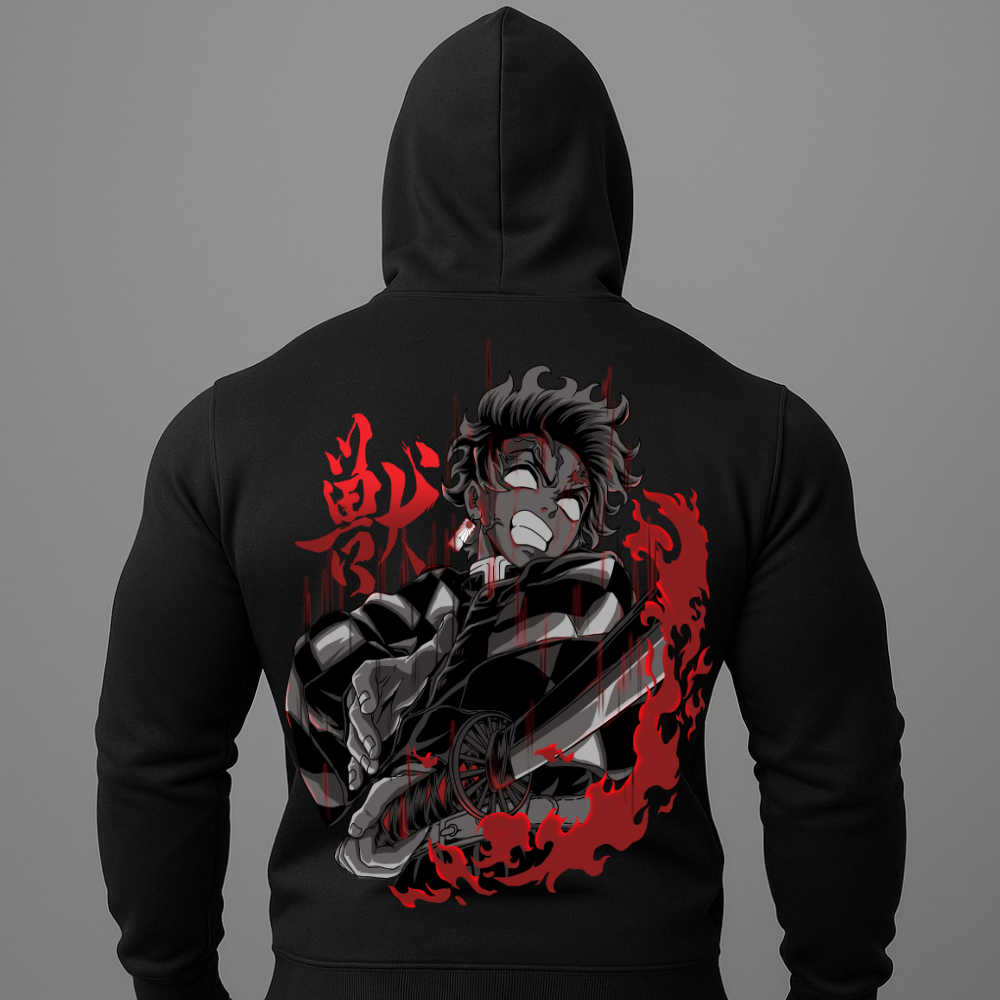 Tanjiro Rage - Premium Hoodie