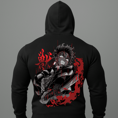 Tanjiro Rage - Premium Hoodie