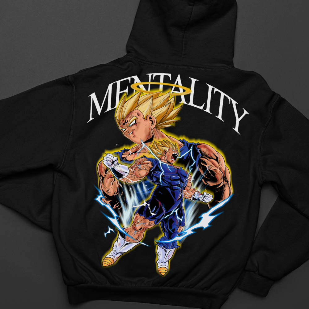Mentality Majin Vegeta V2 - Premium Hoodie