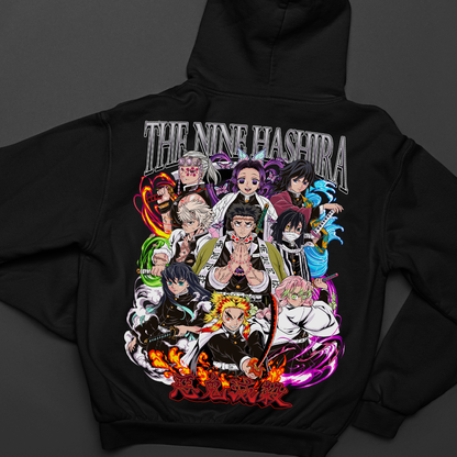 Nine Hashira - Oversized Hoodie