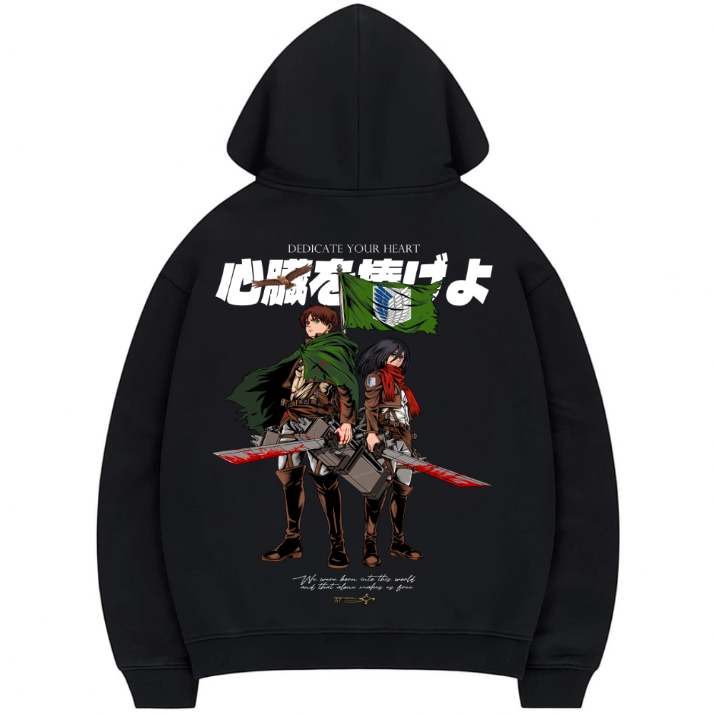 Eren & Mikasa - Premium Hoodie
