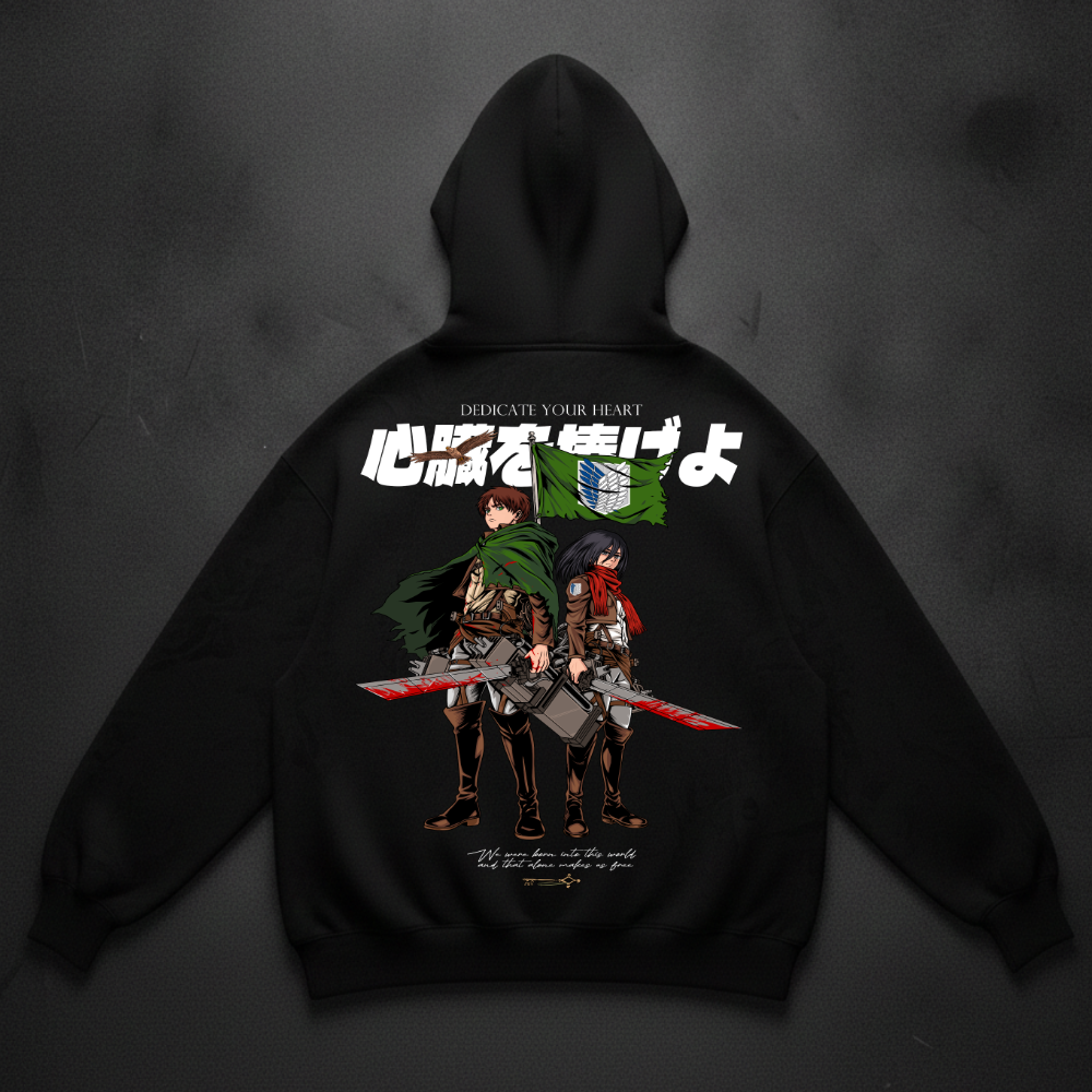 Eren & Mikasa - Premium Hoodie