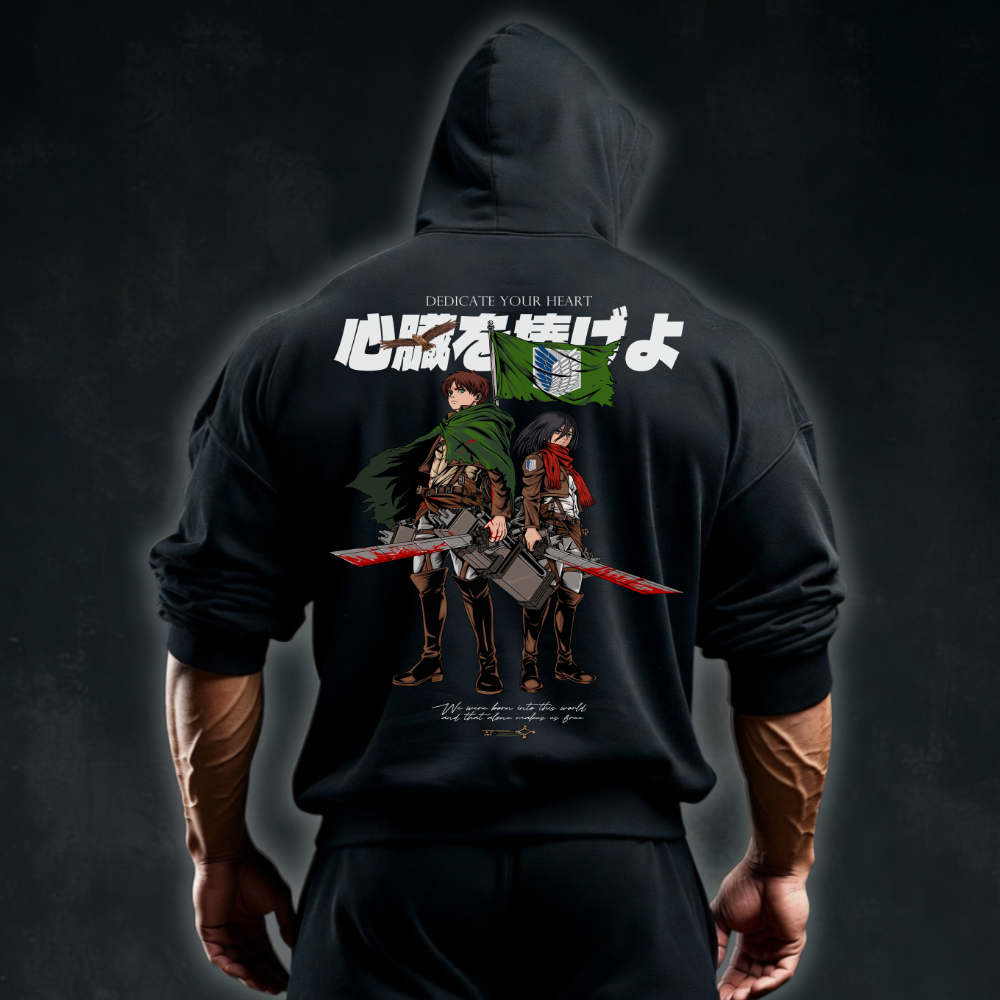 Eren & Mikasa - Premium Hoodie