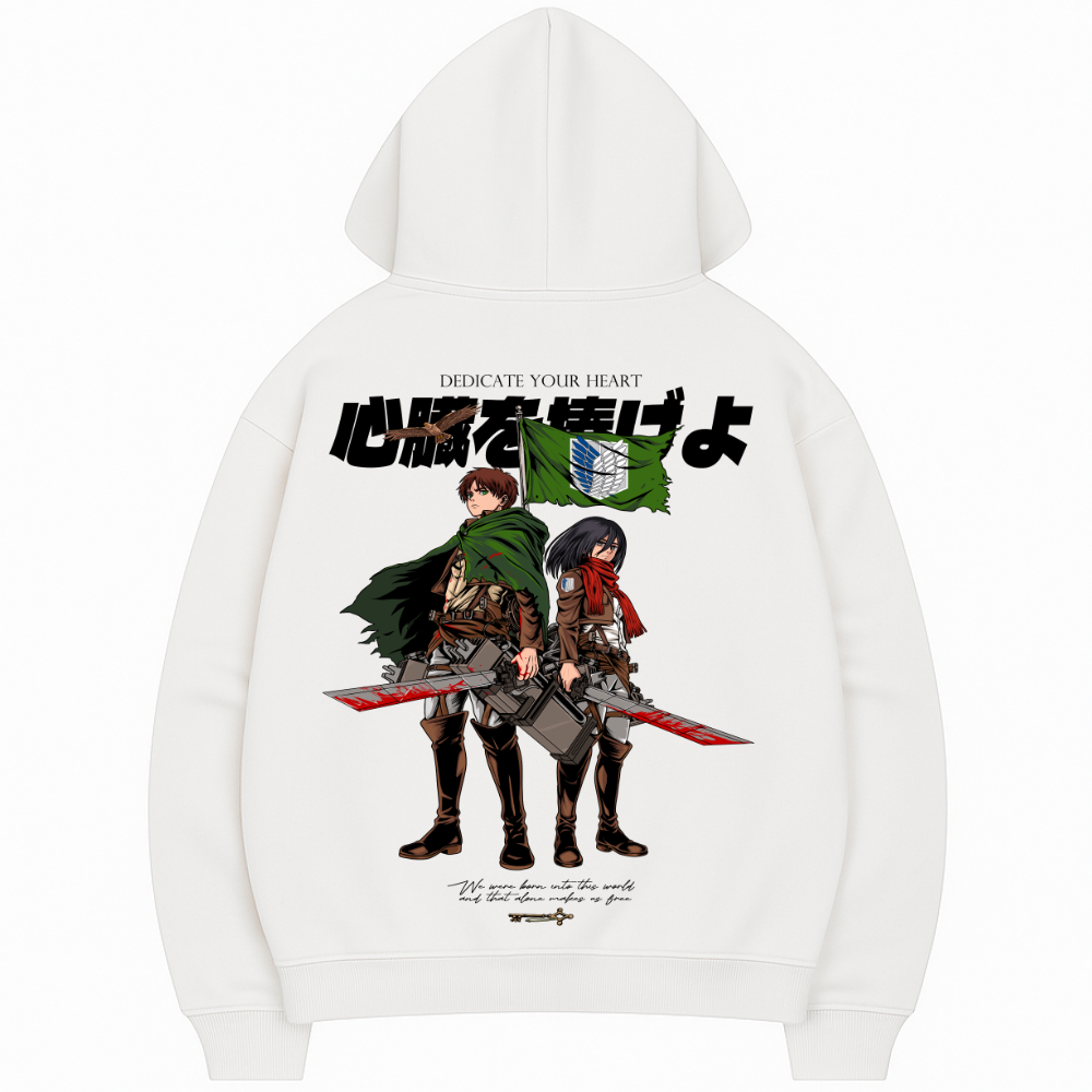 Eren & Mikasa - Premium Hoodie