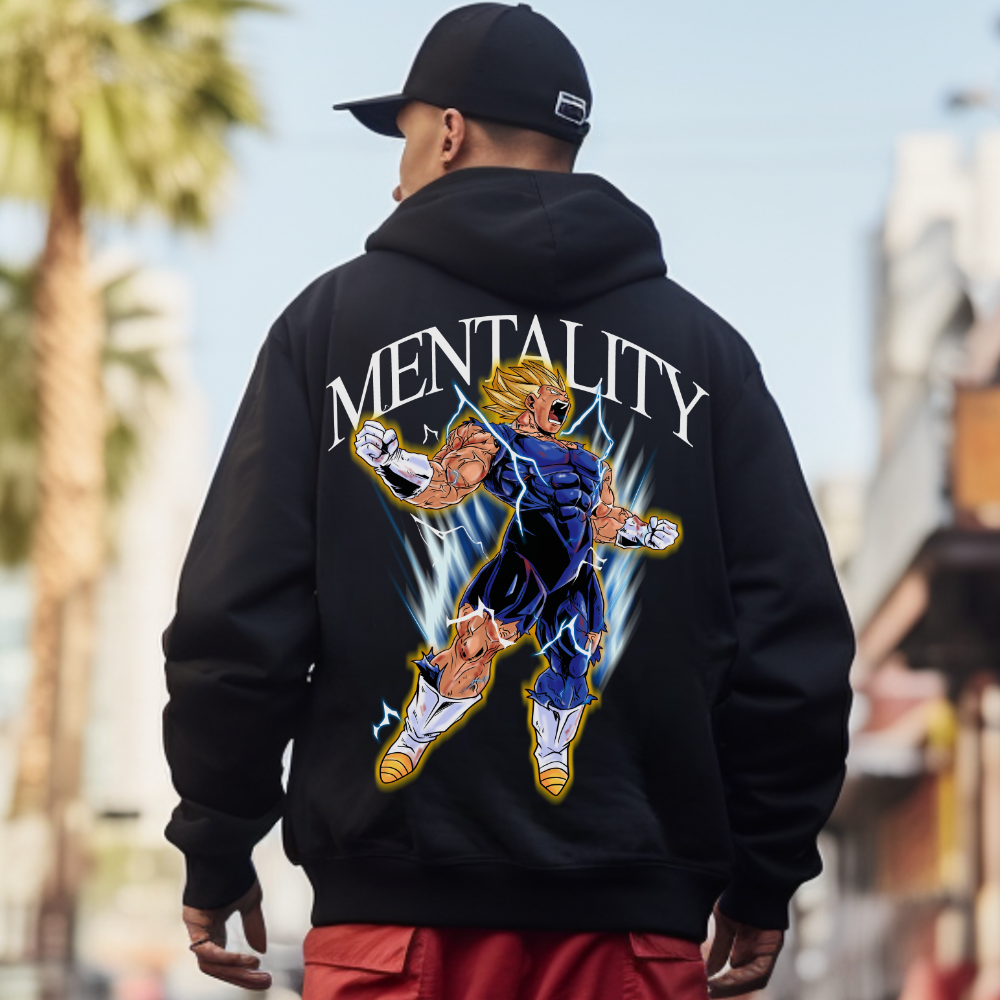 Mentality Majin Vegeta V1 - Oversized Hoodie