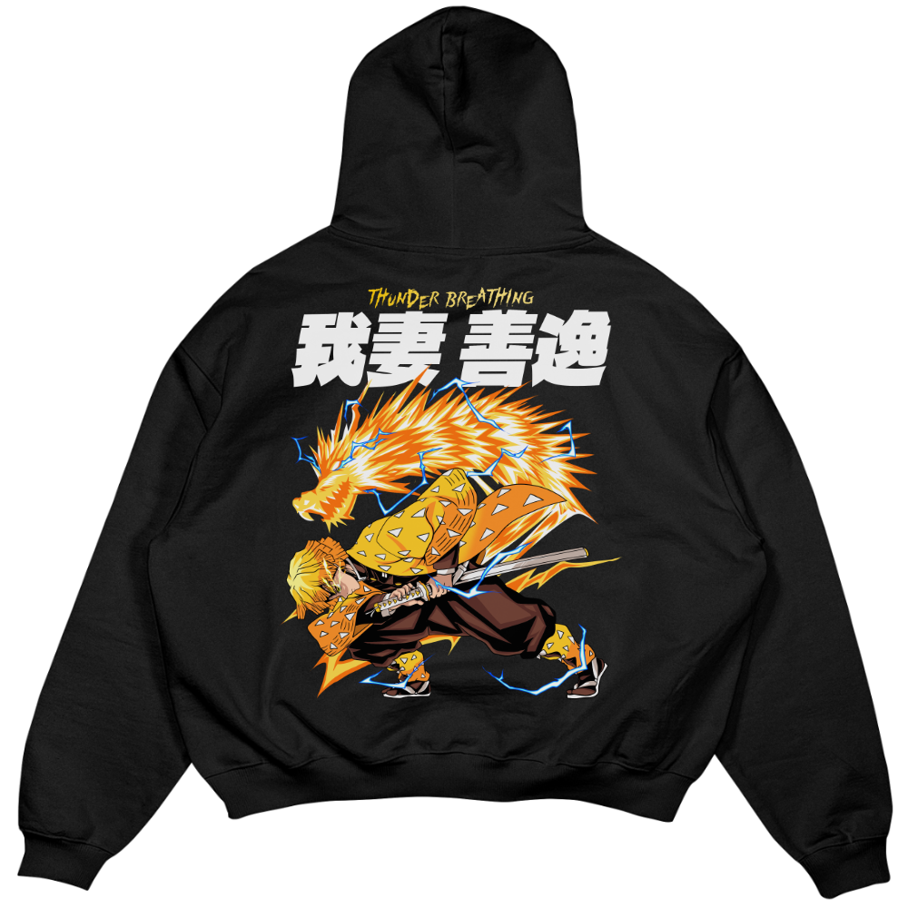 Thunder Breathing - Oversized Hoodie
