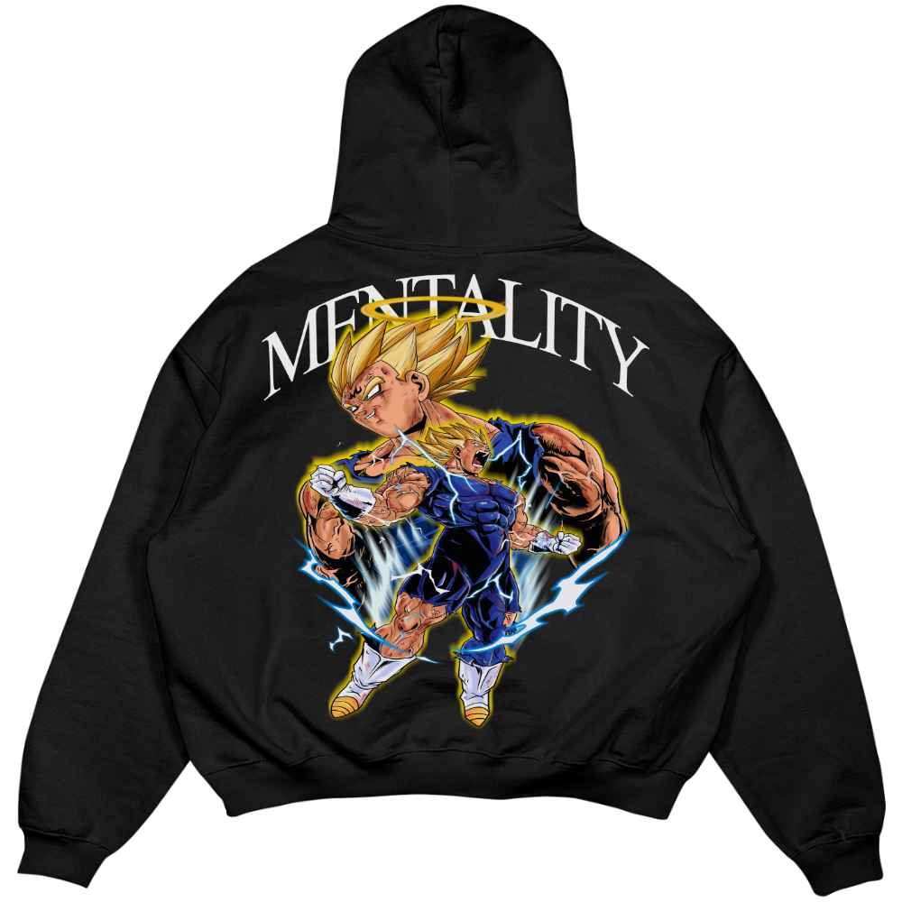 Mentality Majin Vegeta V2 - Oversized Hoodie