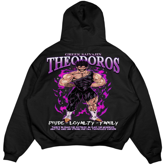 Greek Saiyan Theodoros - Oversized Hoodie