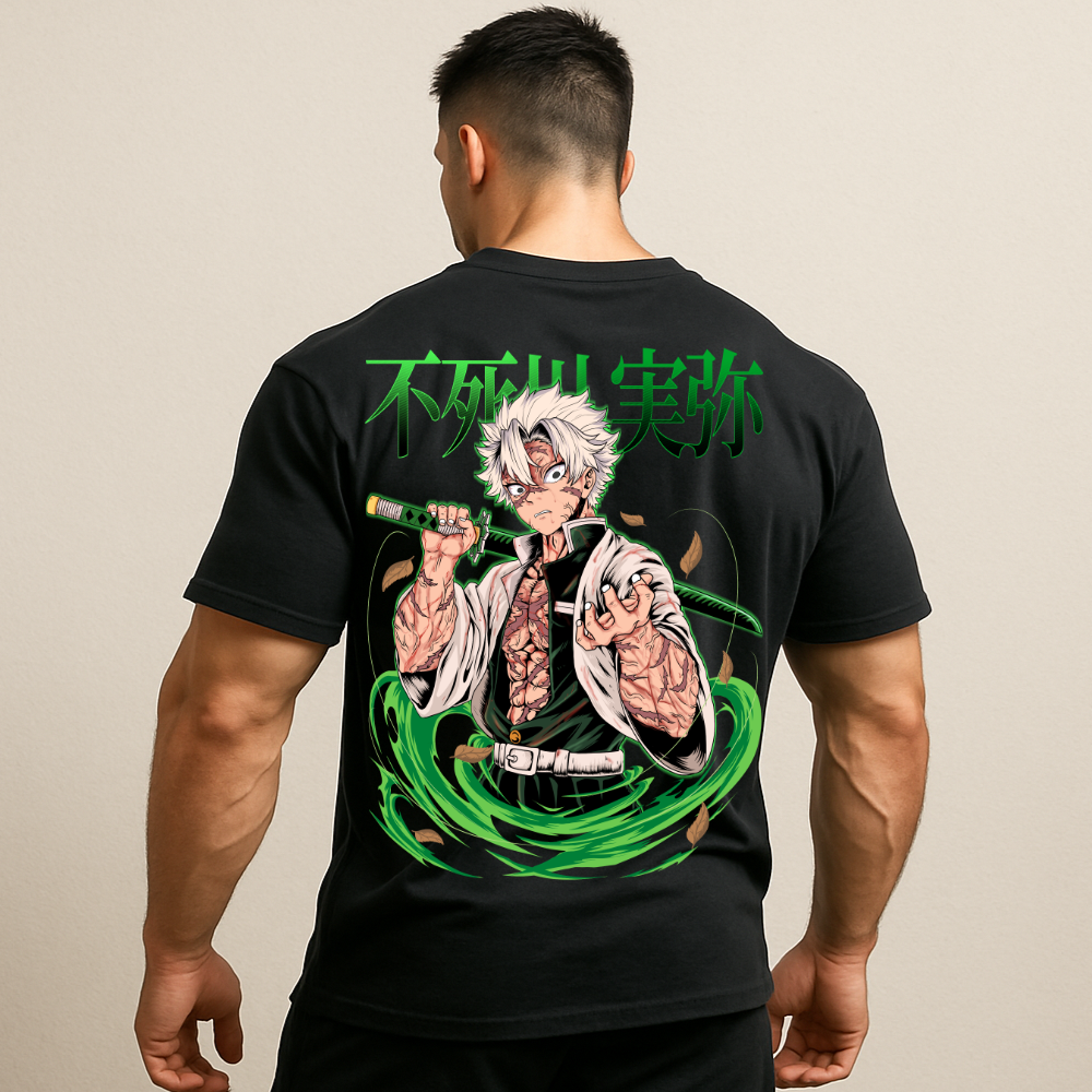 Sanemi Shinazugawa (Backfront) - Oversized Shirt