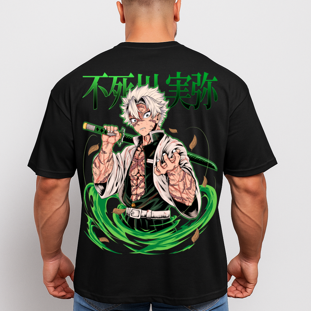 Sanemi Shinazugawa (Backfront) - Oversized Shirt