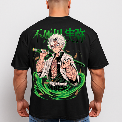 Sanemi Shinazugawa (Backfront) - Oversized Shirt