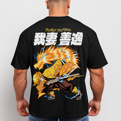 Zenitsu (Backprint) - Oversized Shirt