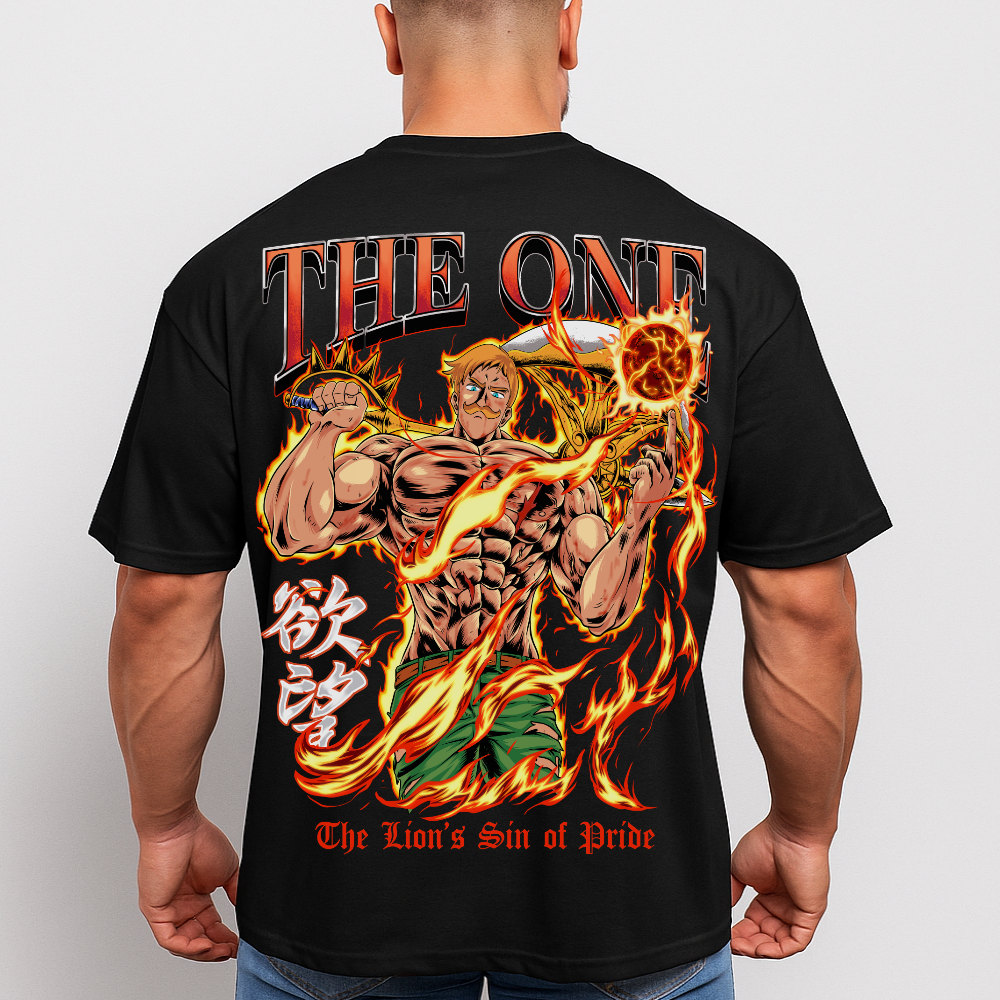 Escanor The One (Backprint) - Oversized Shirt