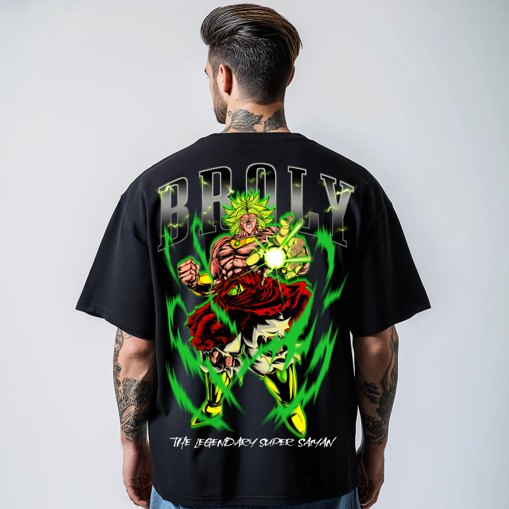 Legendary Broly (Backprint) - Oversized Shirt