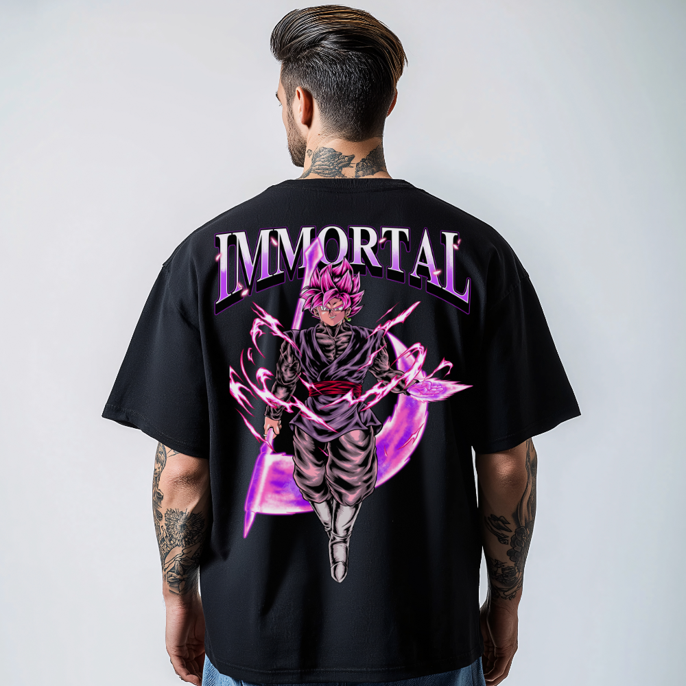 Goku Black (Backprint) - Oversized Shirt