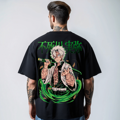 Sanemi Shinazugawa (Backfront) - Oversized Shirt