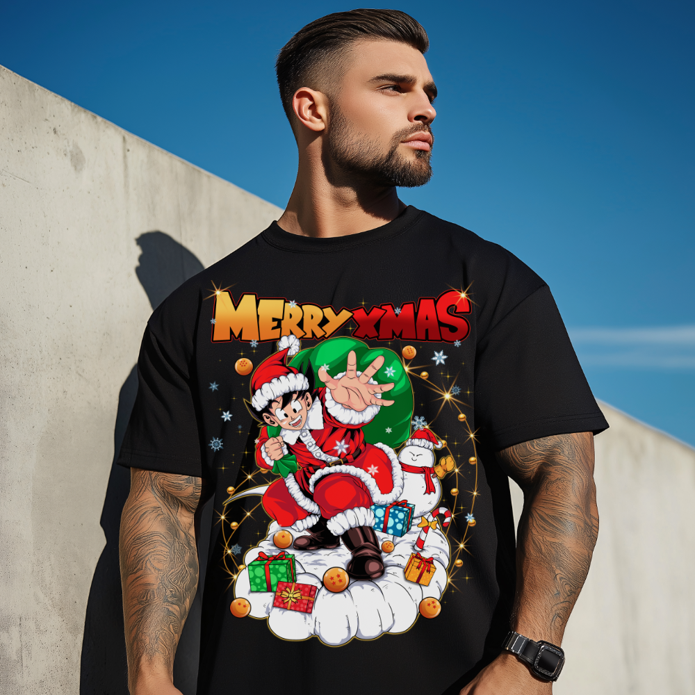 Merry Xmas Goku - Oversized Shirt