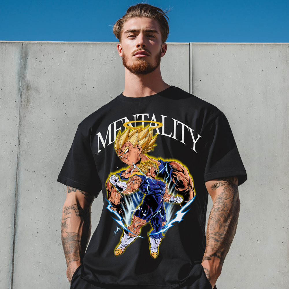 Mentality Majin Vegeta V2 - Oversized Shirt