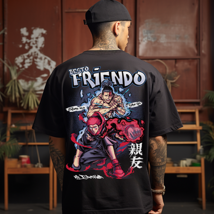 Besto Friendo (Backprint) - Oversized Shirt